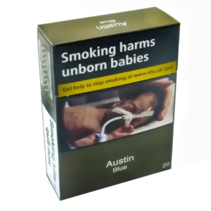 Austin Blue King Size Filter Cigarettes 20 Pack