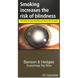 Benson & Hedges Superkings Sky Blue Cigarettes 20 Pack
