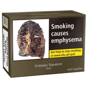 Embassy Signature Gold Cigarettes Multi Pack 100s