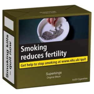 Superkings Original Black Cigarettes Multi Pack 100s